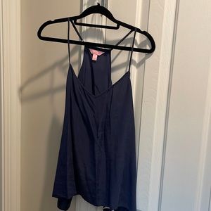 Lilly Pulitzer top - navy blue
